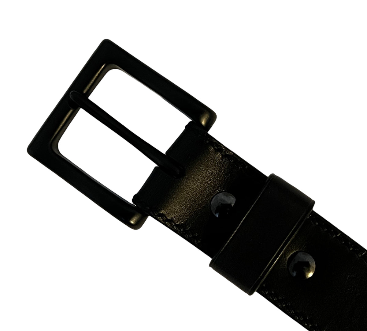 Metropolitani Leather Belt - Stealth – ChapterOne Leather