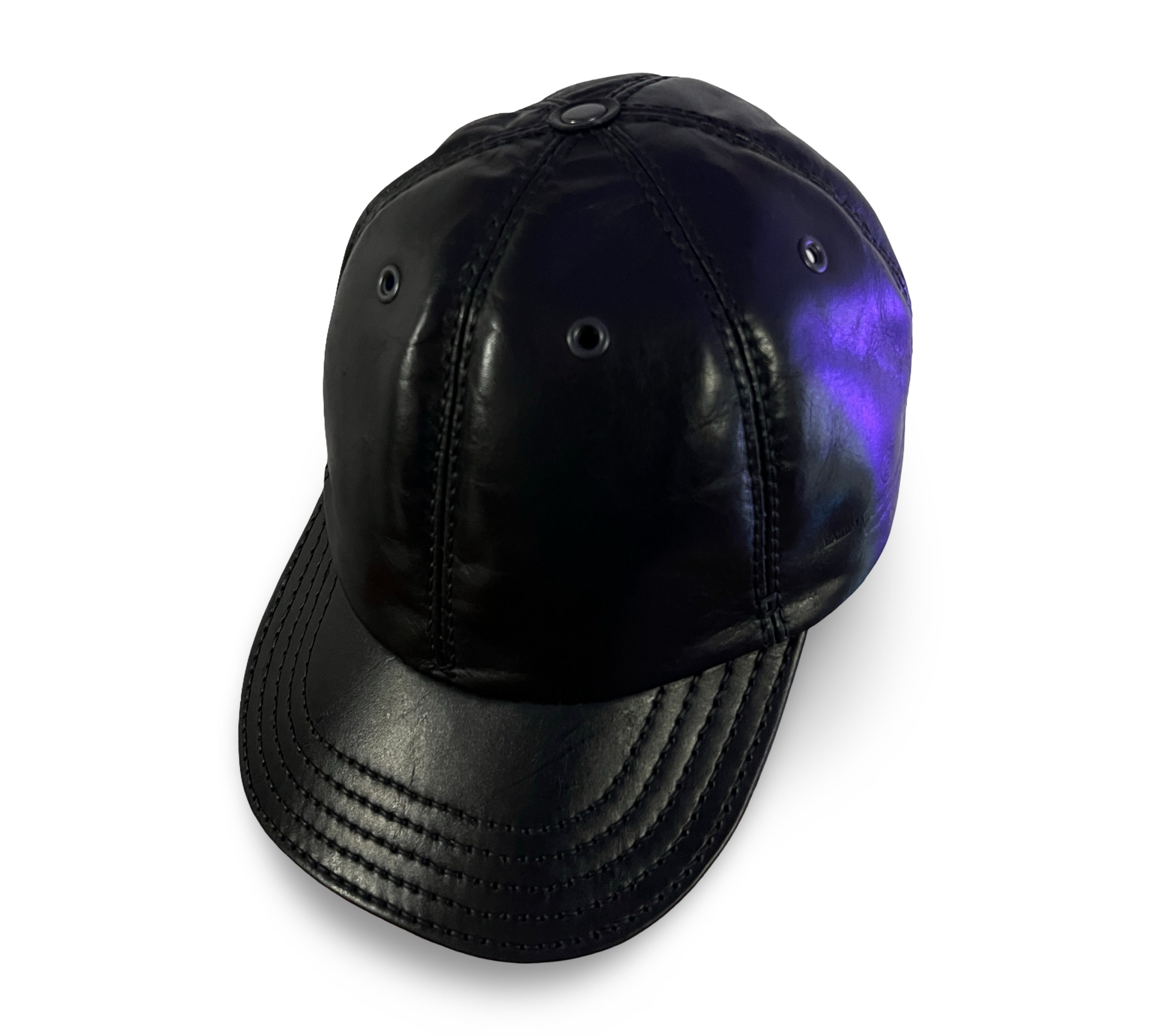 Leather Baseball Cap