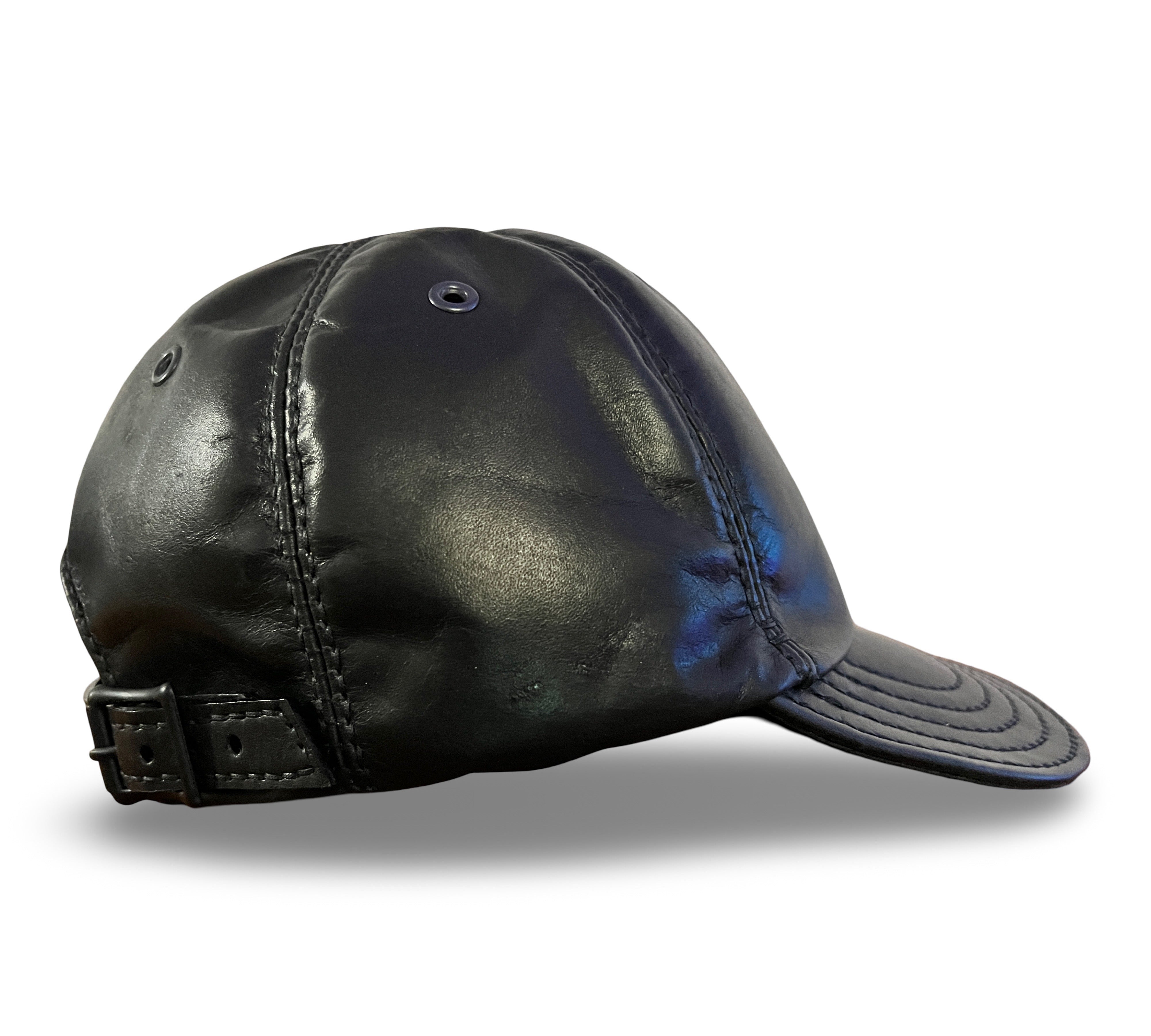 Leather Baseball Cap