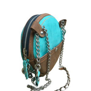 Lunar Crossbody Leather Bag