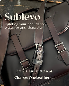 Sublevo Leather Messenger Bag (13V)